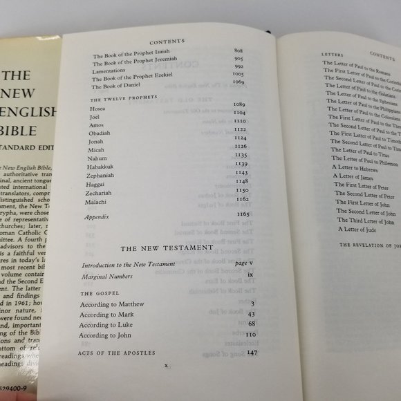 New English Holy Bible Standard Edition 1961 Hardcover Old  Testament New 2nd Ed - Picture 6 of 11